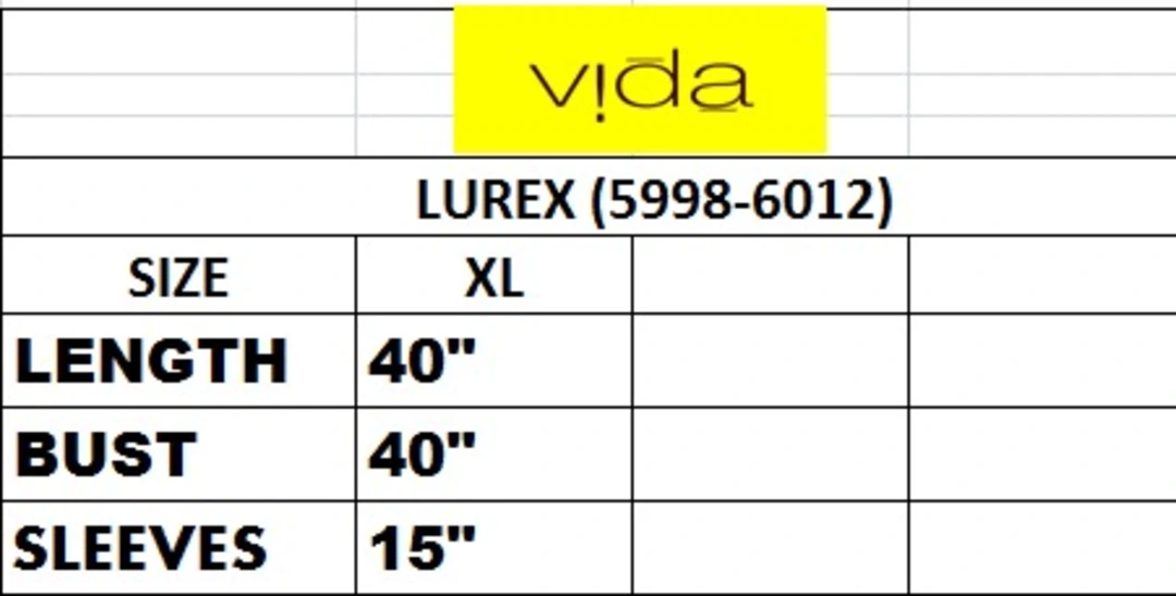 Vida Rayon lurex printed straight kurta ( 6010 ) uploaded by Latitude Retail Private Limited on 5/31/2023
