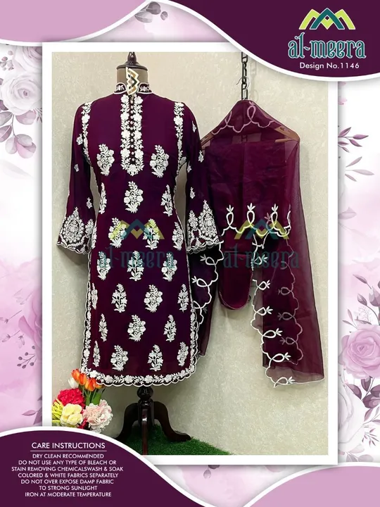 ✨ *AL-MEERA* ✨
                ( *D.NO-1146* )

💞We are Introducing our *LUXURY PRET COLLECTION* To uploaded by Fashion Textile  on 5/31/2023