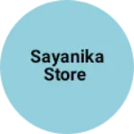 Business logo of Sayanika store