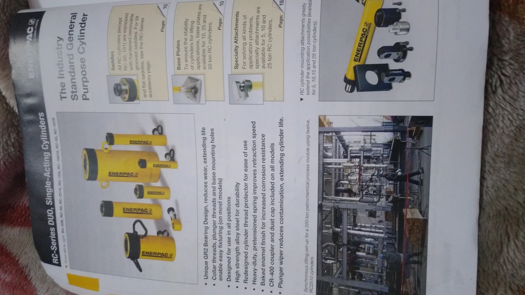 Hydraulic Pumps , cylinders, jacks, puller,hoses, gueages,cutters, uploaded by Enerpac hydraulic products on 5/31/2023