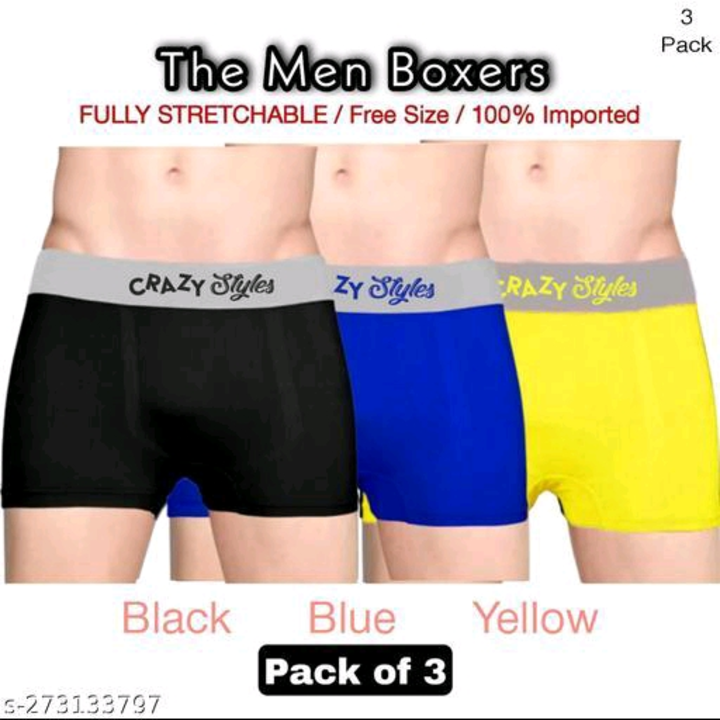 Mens underwear back of 3 uploaded by Sharma fashion on 5/31/2023