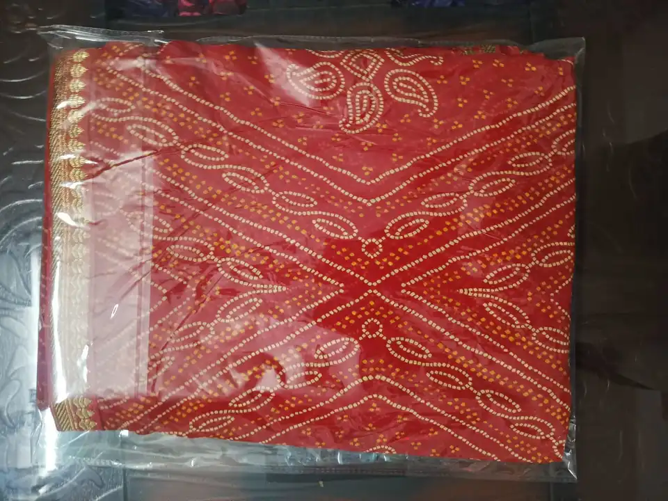 Printed border saree  uploaded by Garg collection on 5/31/2023