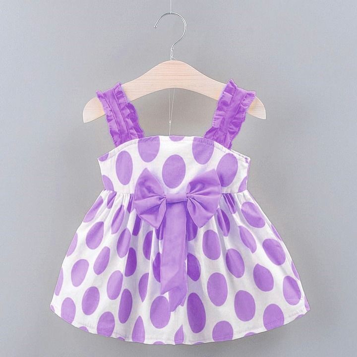 *Toddler Baby Girls Kids Strap Bow Dot Print Summer Dress Princess Dresses*

*Product Description:*
 uploaded by business on 3/12/2021