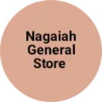 Business logo of Nagaiah General Store