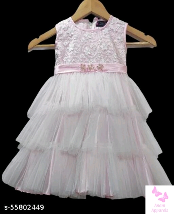 Pink layer frock  uploaded by business on 5/31/2023