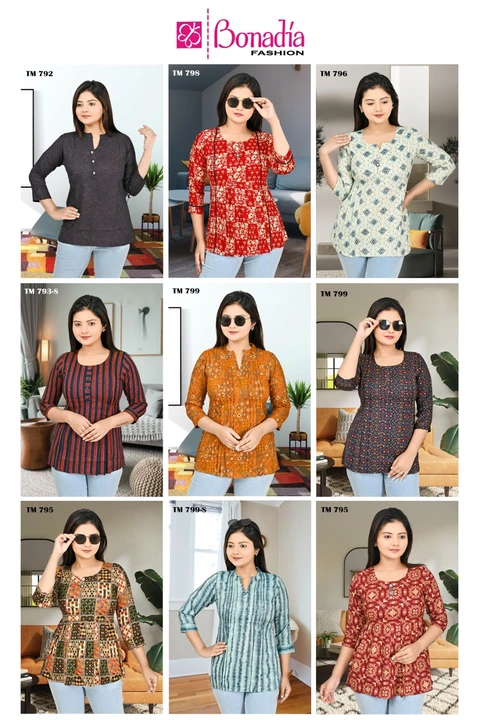 Post image New short top catalogue. 9 different designs.