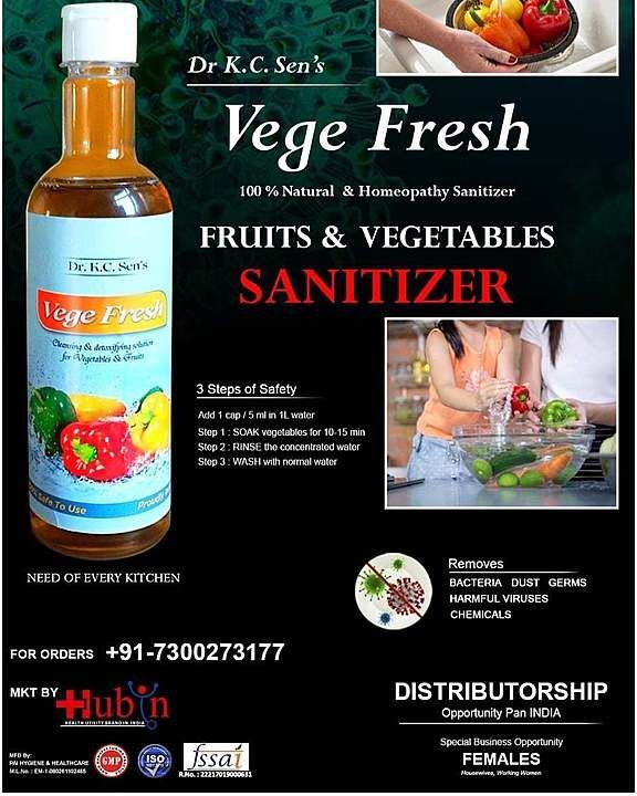 Vege fresh fruit sanitizer uploaded by business on 7/14/2020