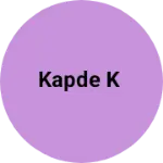 Business logo of Kapde k
