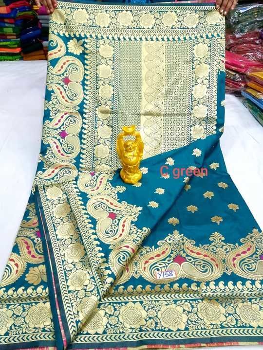Pure katan silk uploaded by Pragya fashion on 3/12/2021