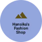 Business logo of Hansika's Fashion Shop