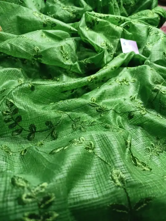 Kota orgenja embroidery work sarees  uploaded by M S handloom  on 5/31/2023