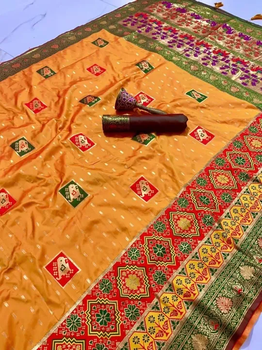 Pure patola silk saree uploaded by VARDHAK COLLECTION  on 5/31/2023