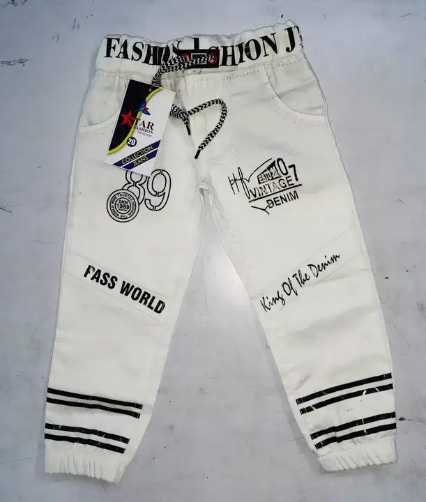 100 % COTTON KID JEANS SIZE .. 20.TO 30... 6 COLOR uploaded by Rr fashion on 5/31/2023