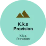 Business logo of K.k.s provision store