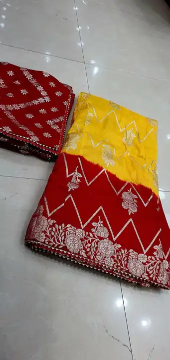 Today sale price 
*😀😀Beautiful Lahenghas*😀😀
For This Wedding Season

*Pure  Banarasi Dolo silk l uploaded by Gotapatti manufacturer on 6/1/2023