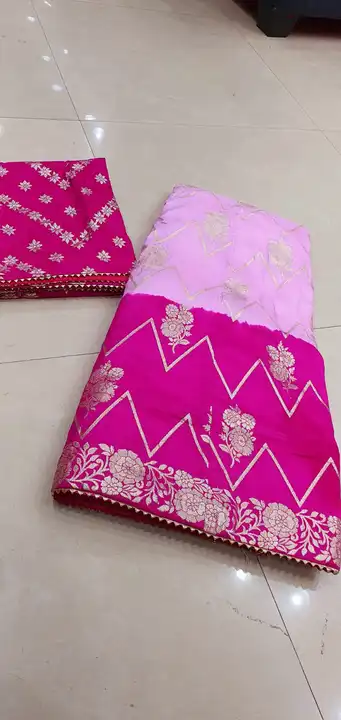 Today sale price 
*😀😀Beautiful Lahenghas*😀😀
For This Wedding Season

*Pure  Banarasi Dolo silk l uploaded by Gotapatti manufacturer on 6/1/2023