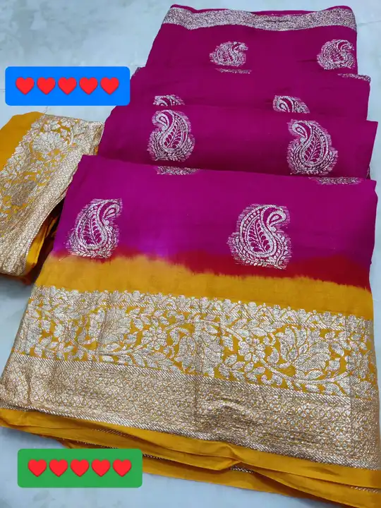 💖💖new Launching💖💖



🥰🥰big sele pure mungasilk with beautiful rose 🌹 zari waiving saree🥰🥰co uploaded by Gotapatti manufacturer on 6/1/2023