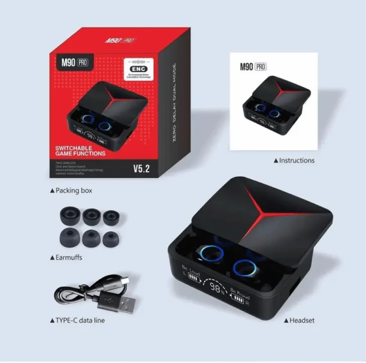 M90 Pro Wireless Earbuds  uploaded by Heartium®️ Company on 6/1/2023