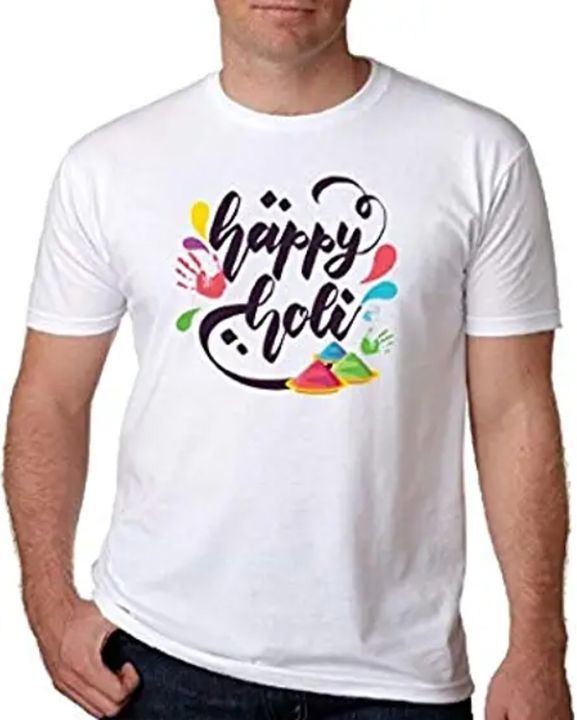Printed Holi T Shirt uploaded by Printing Zone on 3/12/2021