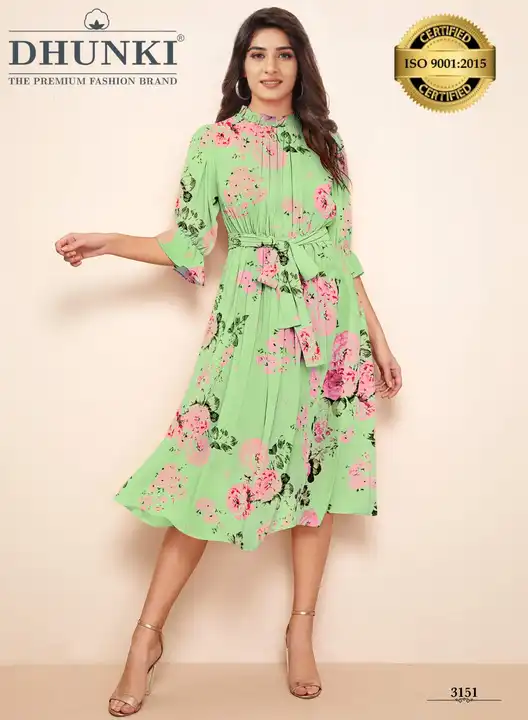 Girls one piece dress  uploaded by Mulberry lifestyle on 6/1/2023