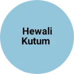 Business logo of Hewali kutum