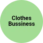 Business logo of Clothes bussiness
