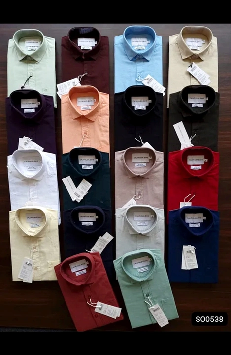 Men's plain shirt (size- m, l, xl)  uploaded by Diya Textile on 6/1/2023