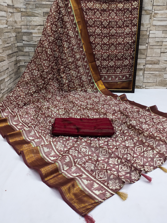 Chanderi cotton batik uploaded by Siddhi vinayak trendz on 6/1/2023