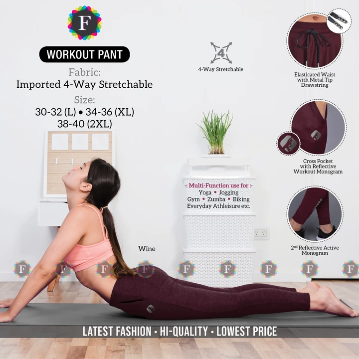 Workout pant uploaded by Rise earth india on 6/1/2023