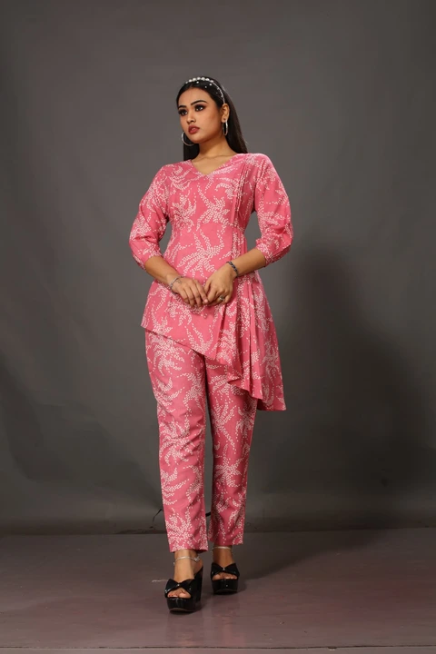 Kurti with pant uploaded by business on 6/1/2023