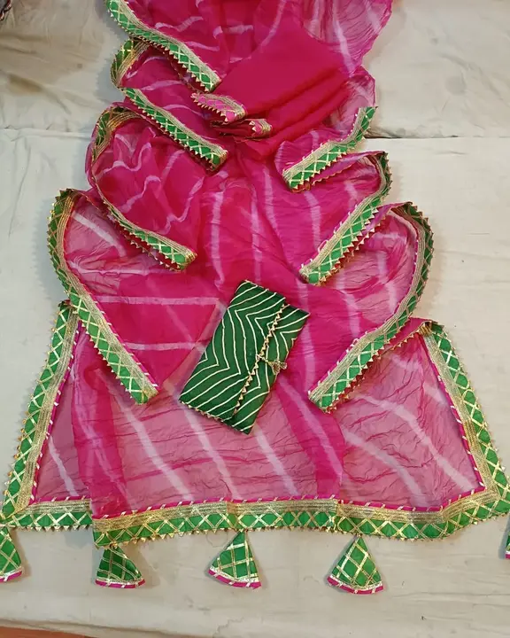 Product uploaded by Jaipuri wholesale gotta patti kurtis nd sarees on 6/1/2023