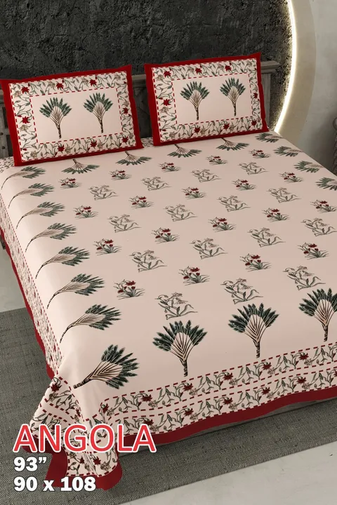 Jaypuri bedsheet cotton +2 cover  uploaded by M D handloom store on 6/1/2023
