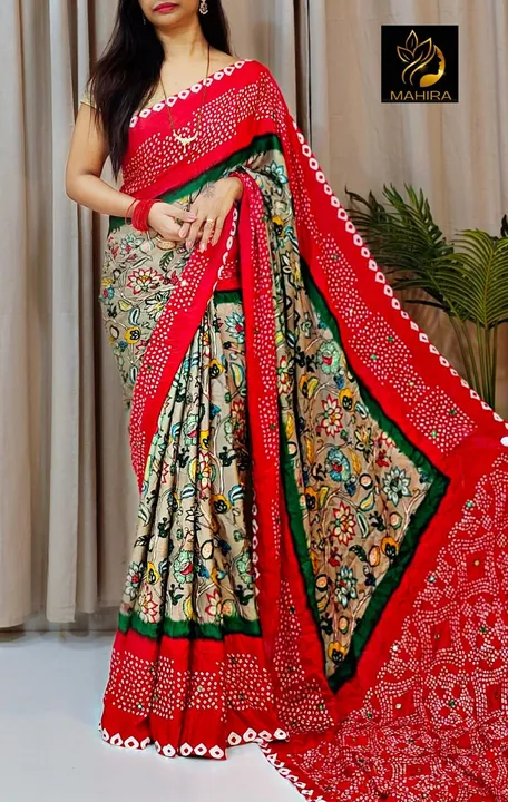 New soft kalamkari  uploaded by Fashion designer saree  on 6/1/2023