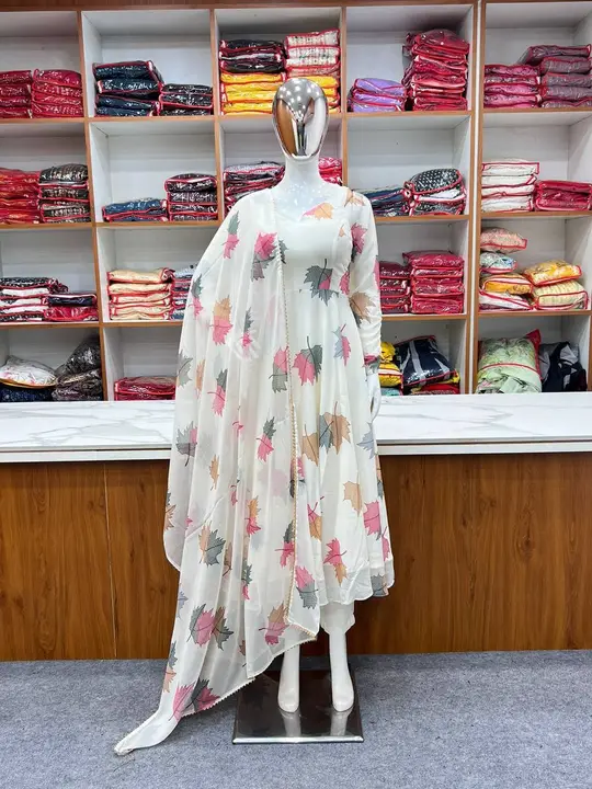 New gown  uploaded by Fashion designer saree  on 6/1/2023