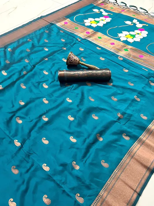 Super hit
Pure silk sarees


FABRIC:-PURE SOFT KANCHIVRAM  PETHANI SILK
ORIGINAL PURE COOPAR ZARI MA uploaded by Divya Fashion on 6/1/2023