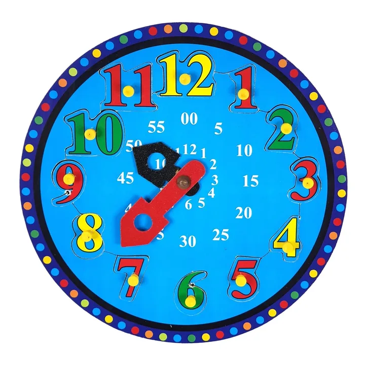 Wooden clock puzzle  uploaded by Mangla toys on 6/1/2023