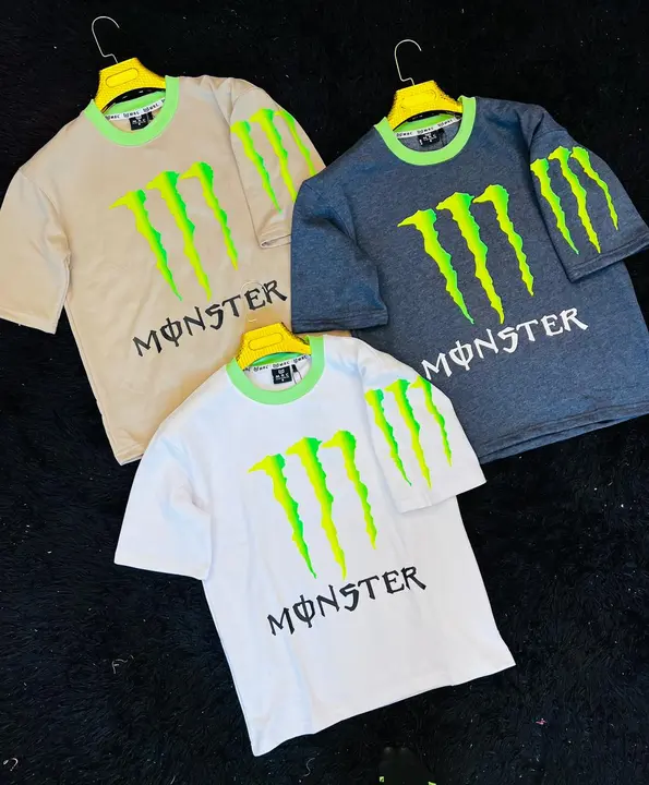 #Monster
Cotton Loop Knit  5 sleeve
S M L
5 Colours uploaded by VIRGOZ CLOTHINGS on 6/1/2023