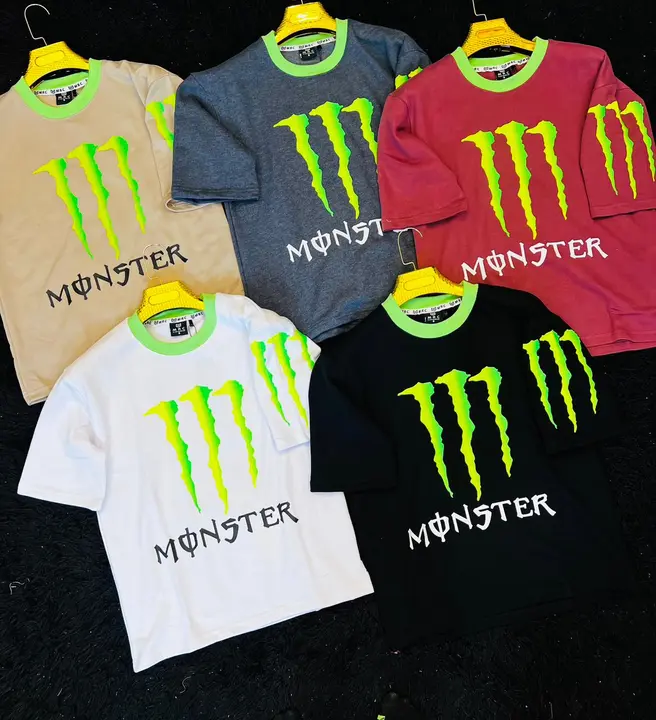 #Monster
Cotton Loop Knit  5 sleeve
S M L
5 Colours uploaded by Gent's wear Manufacturer  on 6/1/2023