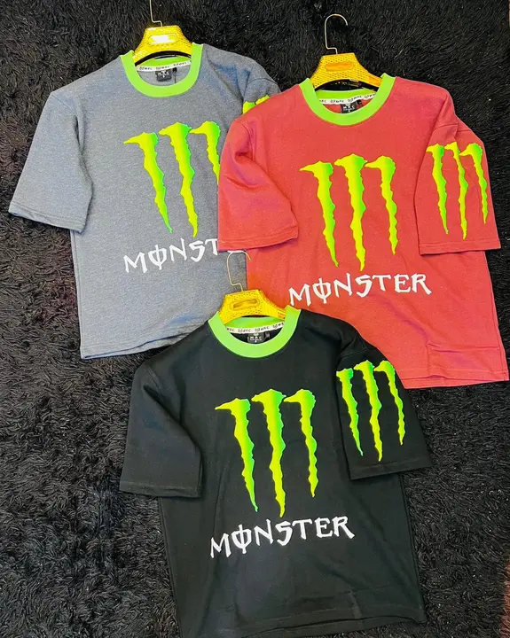 #Monster
Cotton Loop Knit  5 sleeve
S M L
5 Colours uploaded by VIRGOZ CLOTHINGS on 6/1/2023