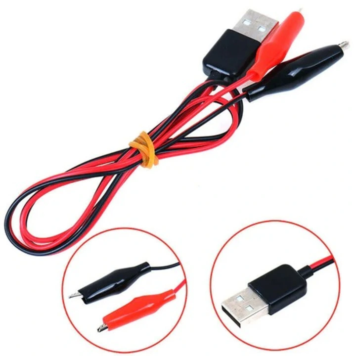 Usb alligator red balck clip60 cm uploaded by Auslese core solution on 6/1/2023