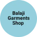 Business logo of Balaji garments shop