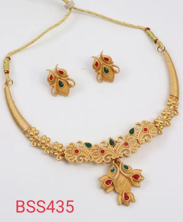 Traditional Golden Jewellery Set  uploaded by Bhavani Sales on 6/2/2024