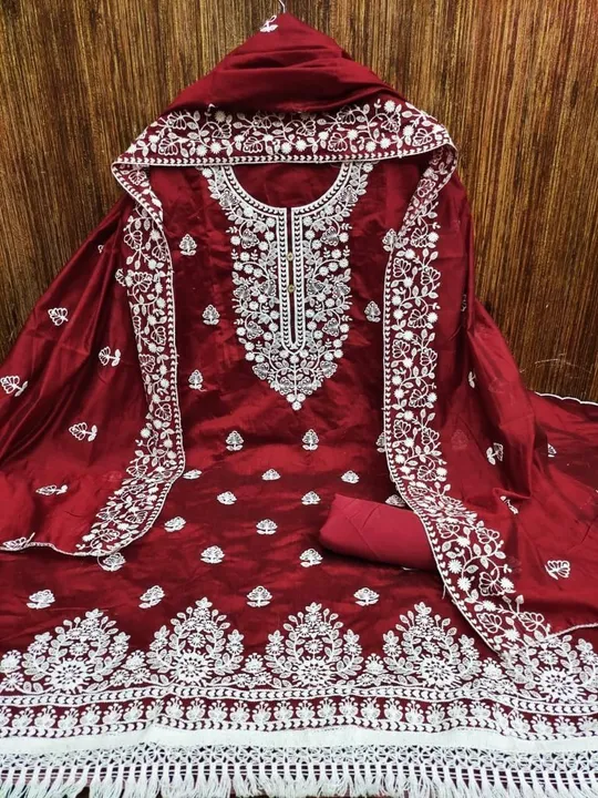 HEAVY MODEL EMBROIDERY WORK uploaded by khan wholeseller on 6/1/2023