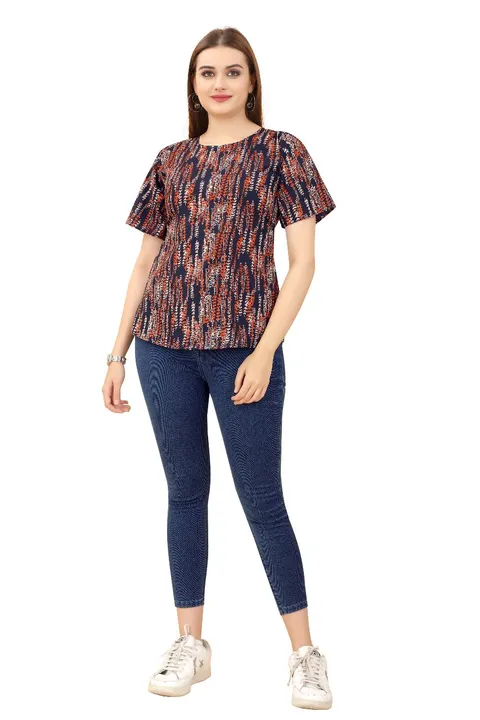 Casual printed top uploaded by Navya fashion on 6/1/2023