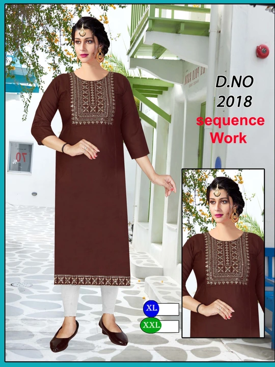 *STRAIGHT KURTI STOCK*

*FABRIC RAYON HAVVY MATERIAL*
*POLY PUTTA PACK*

*SIZE  XL. 2XL SET TO SET uploaded by M A Fashion on 6/1/2023