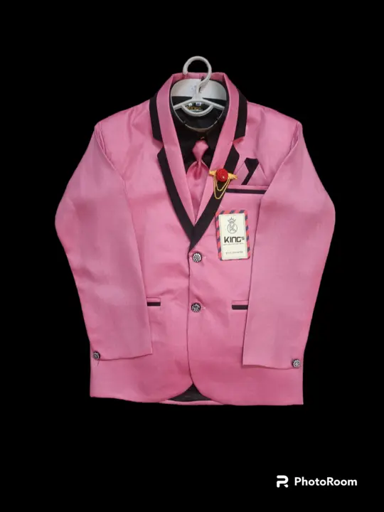 Kids Coat, Pant, Shirt With Tie  Combo Pack uploaded by KING'S COLLECTION on 6/1/2023