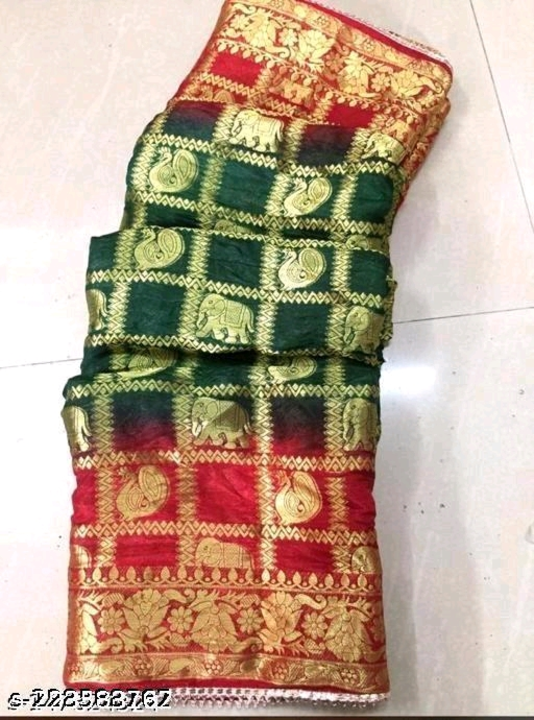 Hathi More Hand Dyed Saree uploaded by Shruti Bandhani  on 6/1/2023