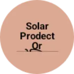 Business logo of Solar prodect or इलेक्ट्रिकल goods