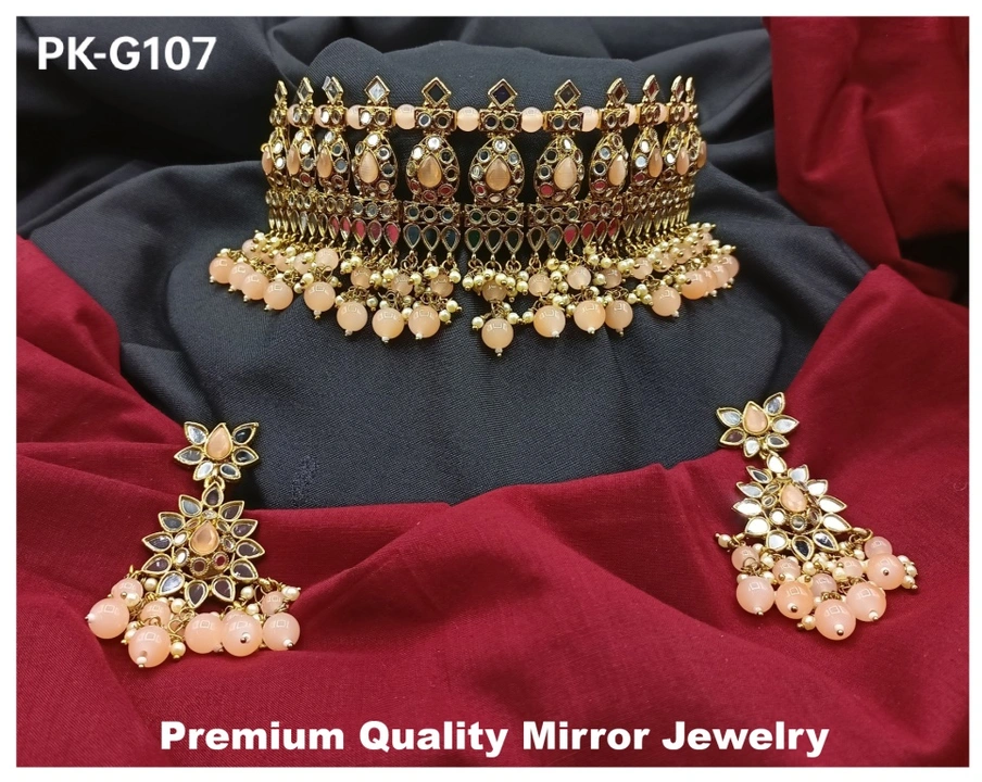 Kundan necklace set  uploaded by Sb designs on 6/1/2023