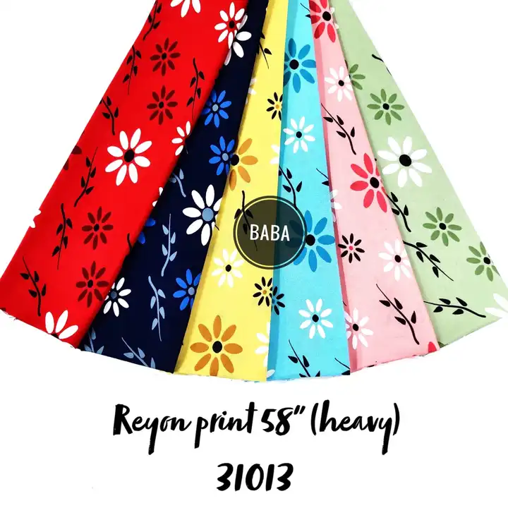 Rayon print  uploaded by Daksh textile pvt Ltd on 6/1/2023